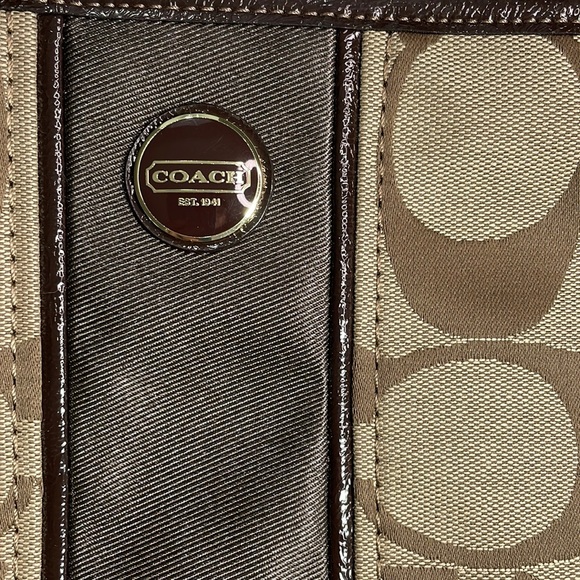 Coach signature Stripe Duffle Crossbody NWT ACC360 - Picture 3 of 10